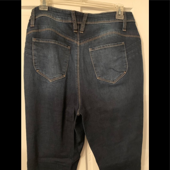 Fashion Nova Womens Dark Denim Booty Lifting Jeans - Picture 5 of 8